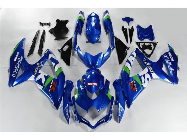Blue White Green 08-10 GSXR 600/750 Motorcycle Fairings Blue White Green 08-10 GSXR 600/750 Motorcycle Fairings