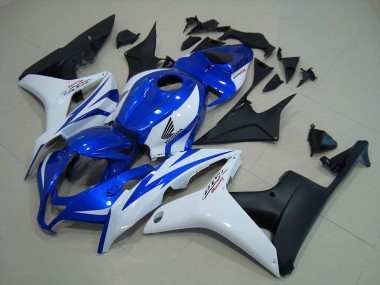 Blue White Matte Black 07-08 CBR600RR Motorcycle Fairings