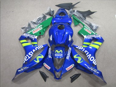 Blue White Movistar 07-08 CBR600RR Motorcycle Fairings
