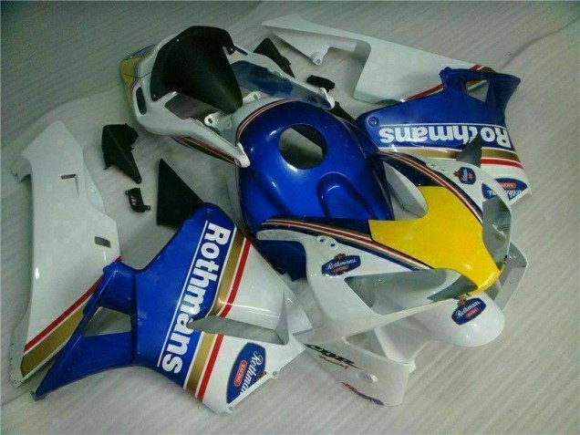 Blue White Rothmans 03-04 CBR600RR Motorcycle Fairings Blue White Rothmans 03-04 CBR600RR Motorcycle Fairings
