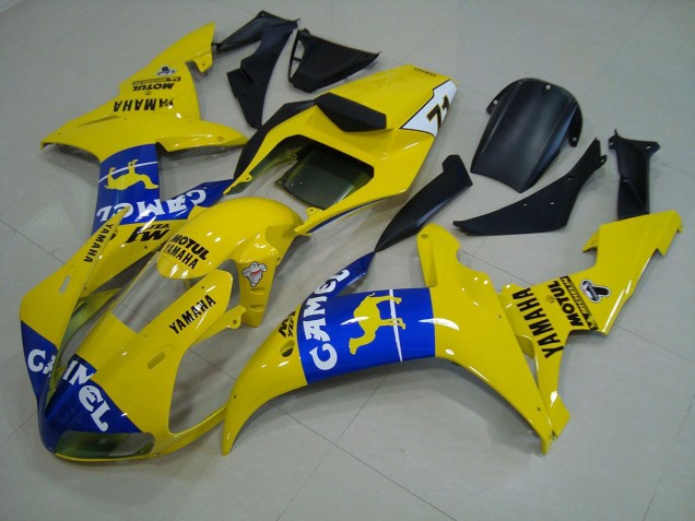 Blue Yellow 02-03 YZF R1 Motorcycle Fairings Blue Yellow 02-03 YZF R1 Motorcycle Fairings