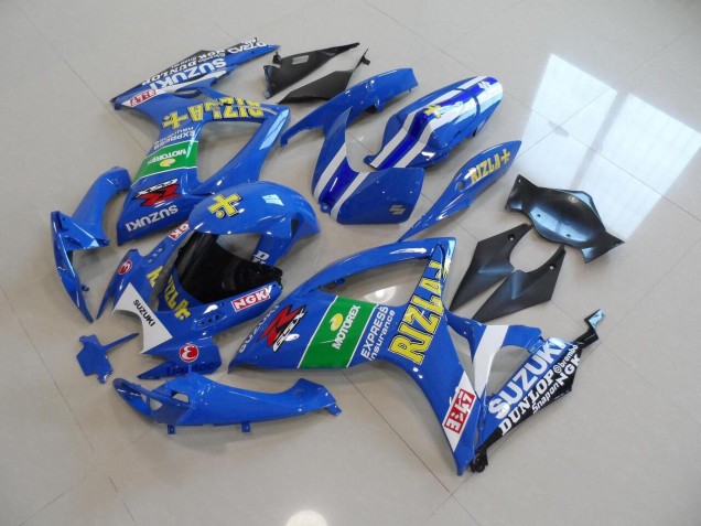 Blue Yellow Rizla 06-07 GSXR 750 Motorcycle Fairings Blue Yellow Rizla 06-07 GSXR 750 Motorcycle Fairings
