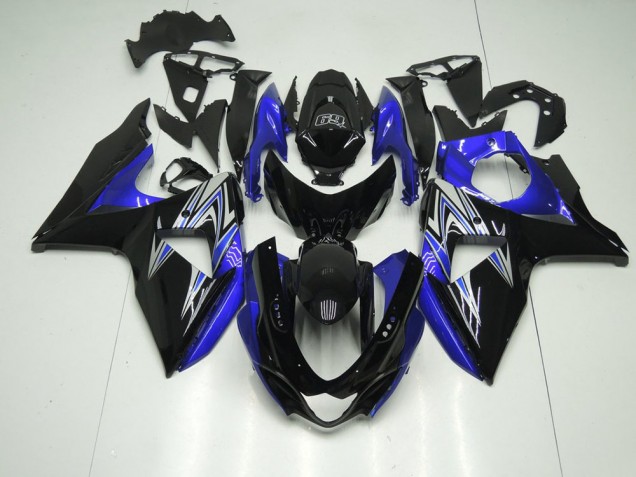 Blue and Black 09-16 GSXR 1000 Motorcycle Fairings Blue and Black 09-16 GSXR 1000 Motorcycle Fairings