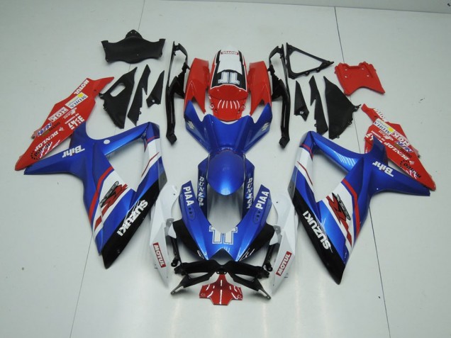 Blue and Red 09-16 GSXR 1000 Motorcycle Fairings Blue and Red 09-16 GSXR 1000 Motorcycle Fairings