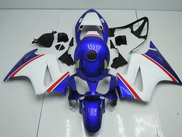 Blue and White 02-13 VFR800 Motorcycle Fairings Blue and White 02-13 VFR800 Motorcycle Fairings