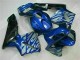 Blue with Silver Flame 03-04 CBR600RR Motorcycle Fairings Blue with Silver Flame 03-04 CBR600RR Motorcycle Fairings