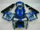 Blue with Silver Flame 03-04 CBR600RR Motorcycle Fairings Blue with Silver Flame 03-04 CBR600RR Motorcycle Fairings