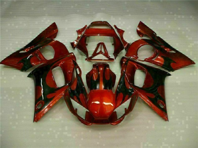 Brown 98-02 YZF R6 Motorcycle Fairing Brown 98-02 YZF R6 Motorcycle Fairing
