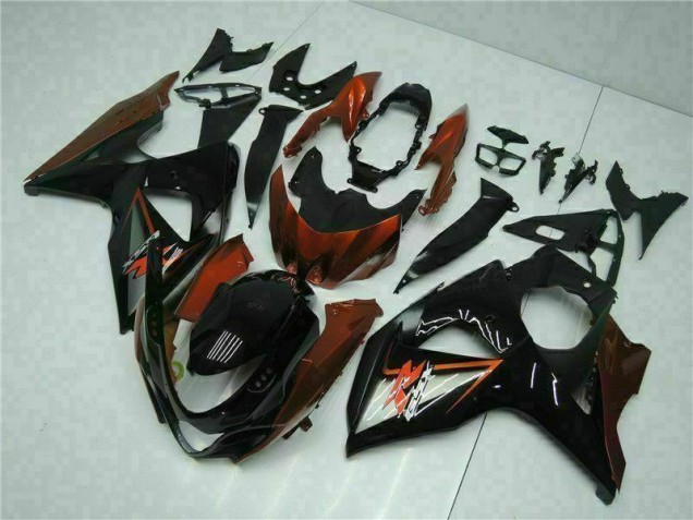 Brown Black 09-16 GSXR 1000 Motorcycle Fairing Brown Black 09-16 GSXR 1000 Motorcycle Fairing