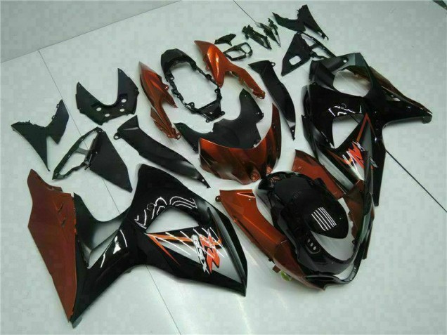 Brown Black 09-16 GSXR 1000 Motorcycle Fairing Brown Black 09-16 GSXR 1000 Motorcycle Fairing