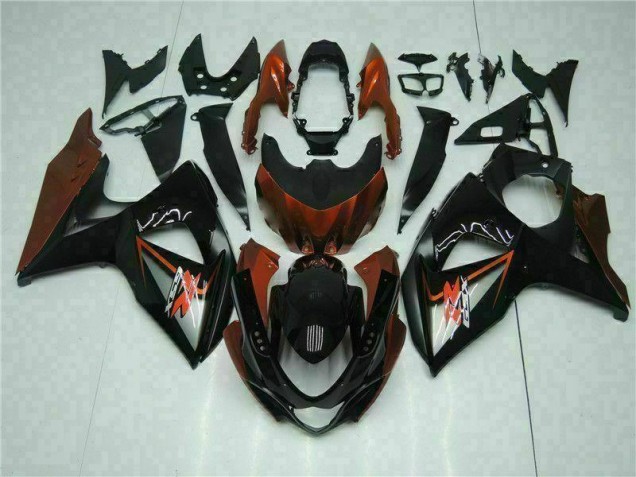 Brown Black 09-16 GSXR 1000 Motorcycle Fairing Brown Black 09-16 GSXR 1000 Motorcycle Fairing