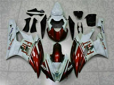 Brown White 06-07 YZF R6 Motorcycle Fairings