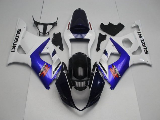 Dark Blue Front and Blue 03-04 GSXR 1000 Motorcycle Fairings Dark Blue Front and Blue 03-04 GSXR 1000 Motorcycle Fairings