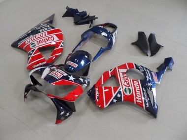 Dark Blue Star 02-03 CBR900RR 954 Motorcycle Fairings