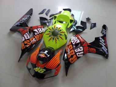 Fluro Rossi 06-07 CBR1000RR Motorcycle Fairings