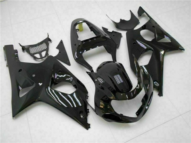 Glossy Black 00-02 GSXR 1000 Motorcycle Fairings