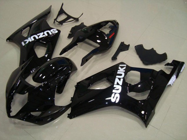 Glossy Black 03-04 GSXR 1000 Motorcycle Fairings Glossy Black 03-04 GSXR 1000 Motorcycle Fairings