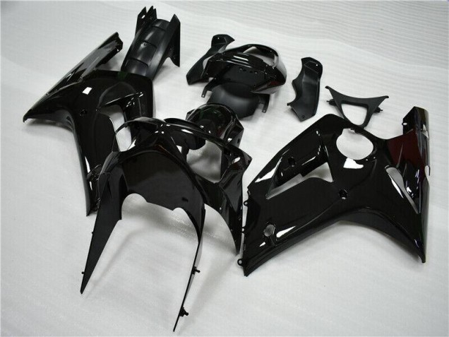 Glossy Black 03-04 ZX6R Motorcycle Fairings Glossy Black 03-04 ZX6R Motorcycle Fairings