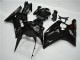 Glossy Black 03-04 ZX6R Motorcycle Fairings Glossy Black 03-04 ZX6R Motorcycle Fairings