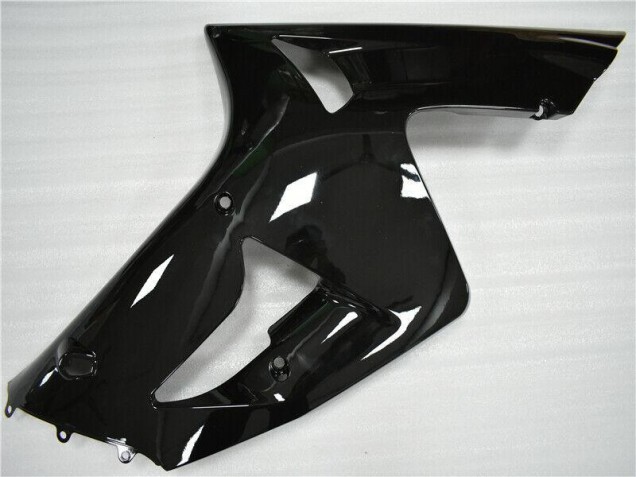 Glossy Black 03-04 ZX6R Motorcycle Fairings Glossy Black 03-04 ZX6R Motorcycle Fairings