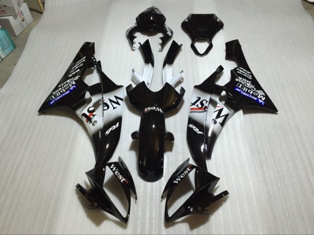 Glossy Black 06-07 YZF R6 Motorcycle Fairings Glossy Black 06-07 YZF R6 Motorcycle Fairings