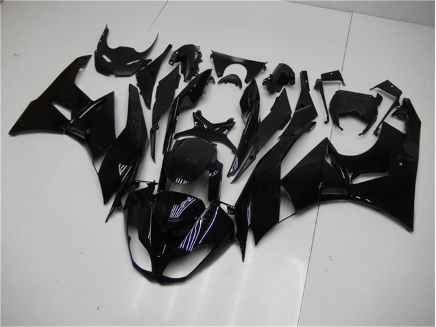 Glossy Black 09-12 ZX6R Motorcycle Fairings Glossy Black 09-12 ZX6R Motorcycle Fairings