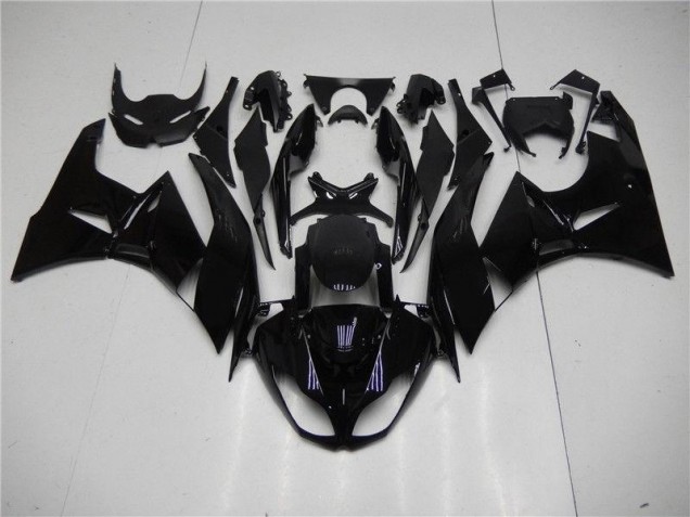 Glossy Black 09-12 ZX6R Motorcycle Fairings Glossy Black 09-12 ZX6R Motorcycle Fairings