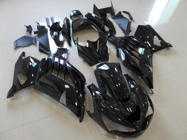 Glossy Black 12-21 ZX14R ZZR1400 Motorcycle Fairings