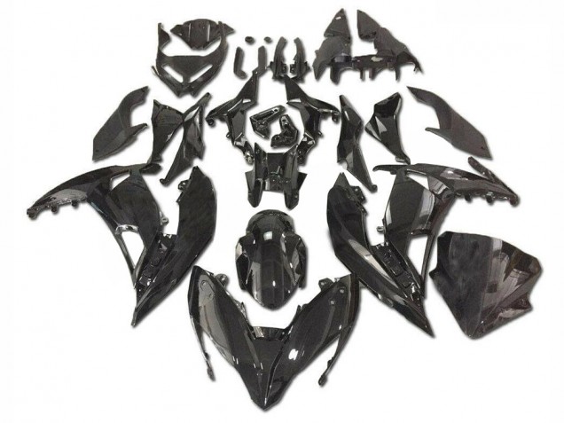 Glossy Black 17-19 EX650 Motorcycle Fairings Glossy Black 17-19 EX650 Motorcycle Fairings
