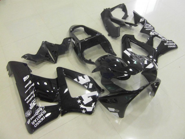 Glossy Black with Start 00-01 CBR900RR 929 Motorcycle Fairings Glossy Black with Start 00-01 CBR900RR 929 Motorcycle Fairings