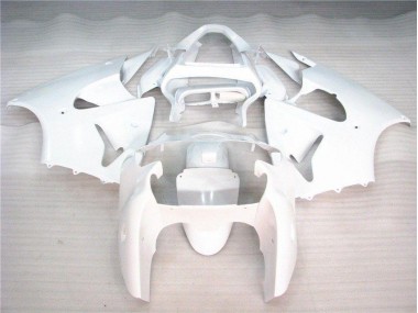 Glossy White 00-02 ZX6R Motorcycle Fairings
