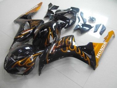 Gold Flame 06-07 CBR1000RR Motorcycle Fairings