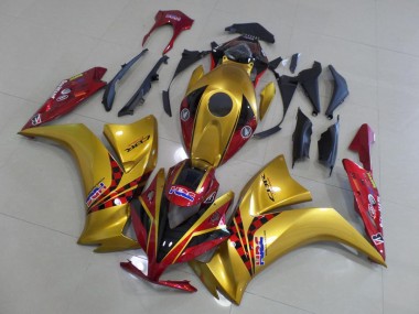 Gold and Dark Red 12-16 CBR1000RR Motorcycle Fairings