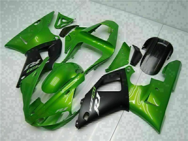 Green 00-01 YZF R1 Motorcycle Fairings Green 00-01 YZF R1 Motorcycle Fairings