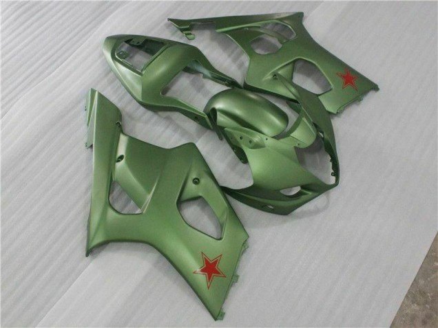 Green 03-04 GSXR 1000 Motorcycle Fairings Green 03-04 GSXR 1000 Motorcycle Fairings