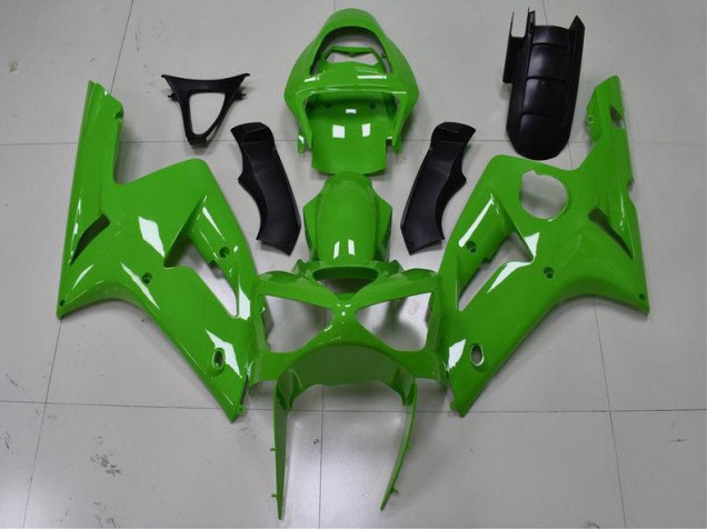Green 03-04 ZX6R Motorcycle Fairing Green 03-04 ZX6R Motorcycle Fairing
