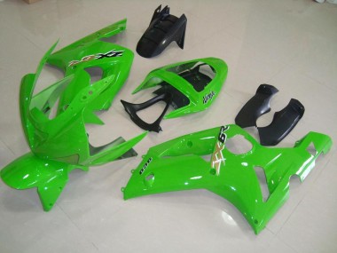 Green 03-04 ZX6R Motorcycle Fairings