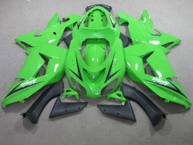 Green 13-18 ZX6R Motorcycle Fairings
