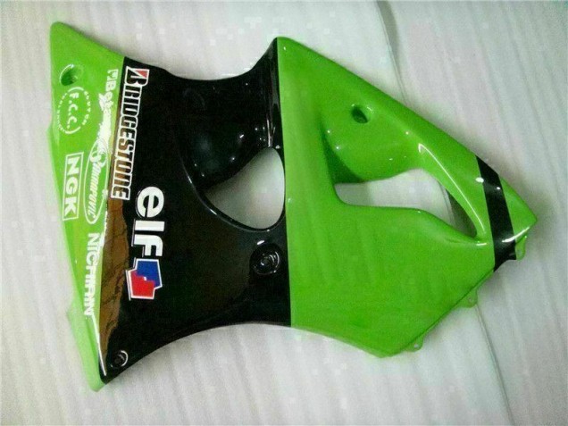 Green Black 00-02 ZX6R Full Motorcycle Fairing Kits Green Black 00-02 ZX6R Full Motorcycle Fairing Kits