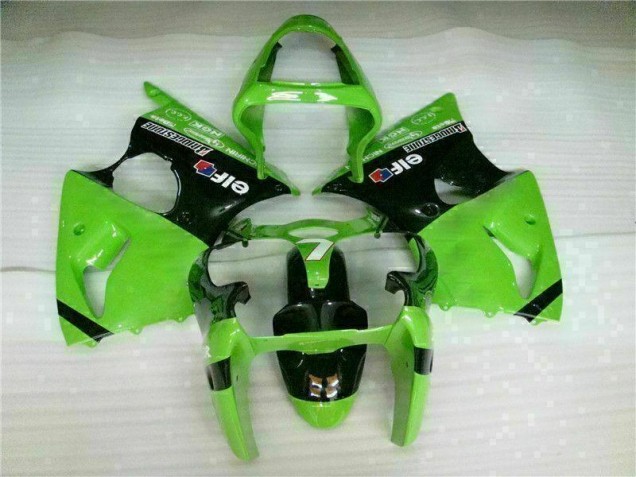 Green Black 00-02 ZX6R Full Motorcycle Fairing Kits Green Black 00-02 ZX6R Full Motorcycle Fairing Kits