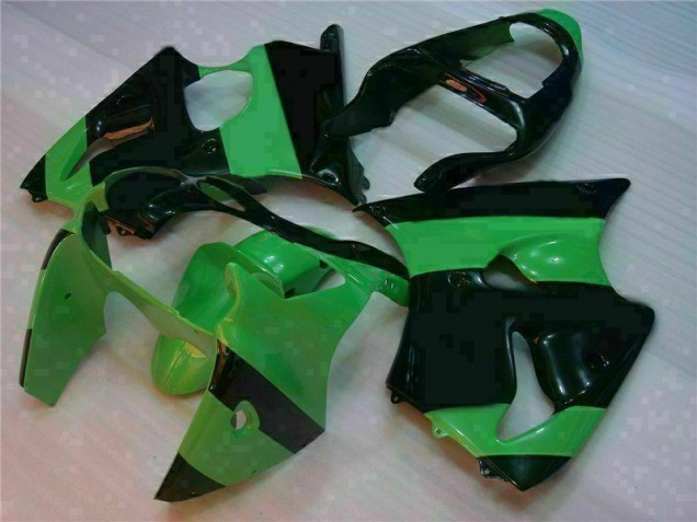Green Black 00-02 ZX6R Motorcycle Bodywork