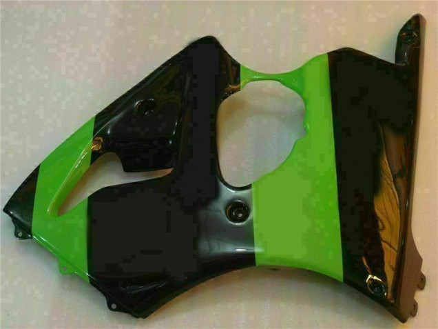 Green Black 00-02 ZX6R Motorcycle Bodywork