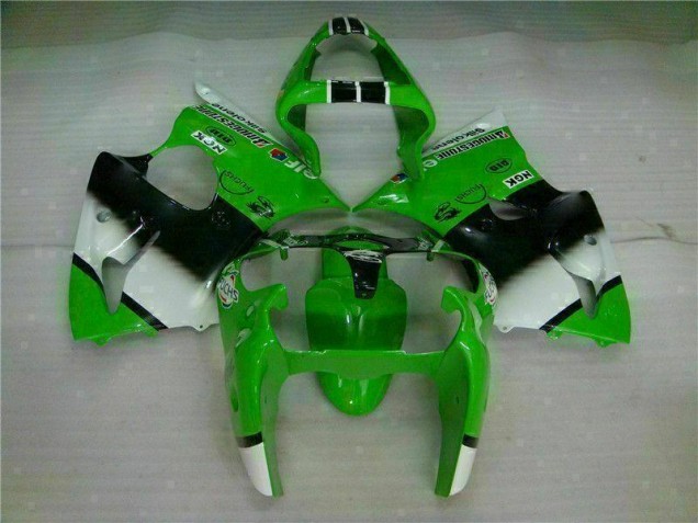 Green Black 00-02 ZX6R Motorcycle Fairing & Bodywork Green Black 00-02 ZX6R Motorcycle Fairing & Bodywork
