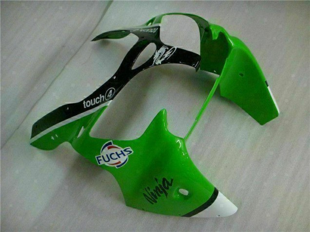 Green Black 00-02 ZX6R Motorcycle Fairing & Bodywork Green Black 00-02 ZX6R Motorcycle Fairing & Bodywork
