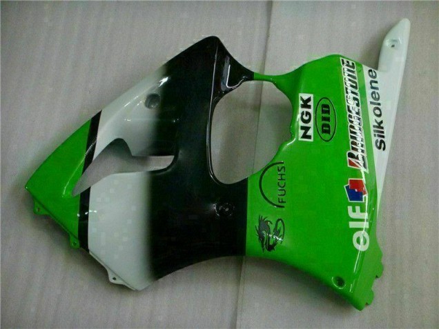 Green Black 00-02 ZX6R Motorcycle Fairing & Bodywork Green Black 00-02 ZX6R Motorcycle Fairing & Bodywork