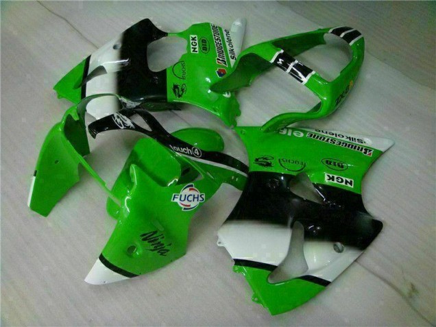 Green Black 00-02 ZX6R Motorcycle Fairing & Bodywork Green Black 00-02 ZX6R Motorcycle Fairing & Bodywork