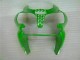 Green Black 00-02 ZX6R Motorcycle Fairing Kits & Plastic Green Black 00-02 ZX6R Motorcycle Fairing Kits & Plastic