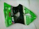 Green Black 00-02 ZX6R Motorcycle Fairing Kits & Plastic Green Black 00-02 ZX6R Motorcycle Fairing Kits & Plastic