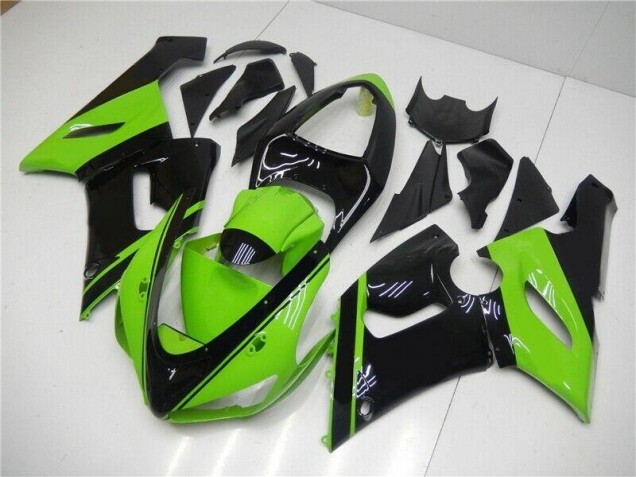 Green Black 05-06 ZX6R Motorcycle Fairing Green Black 05-06 ZX6R Motorcycle Fairing
