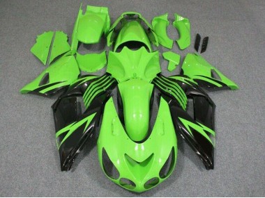 Green Black 06-11 ZX14R ZZR1400 Motorcycle Fairings